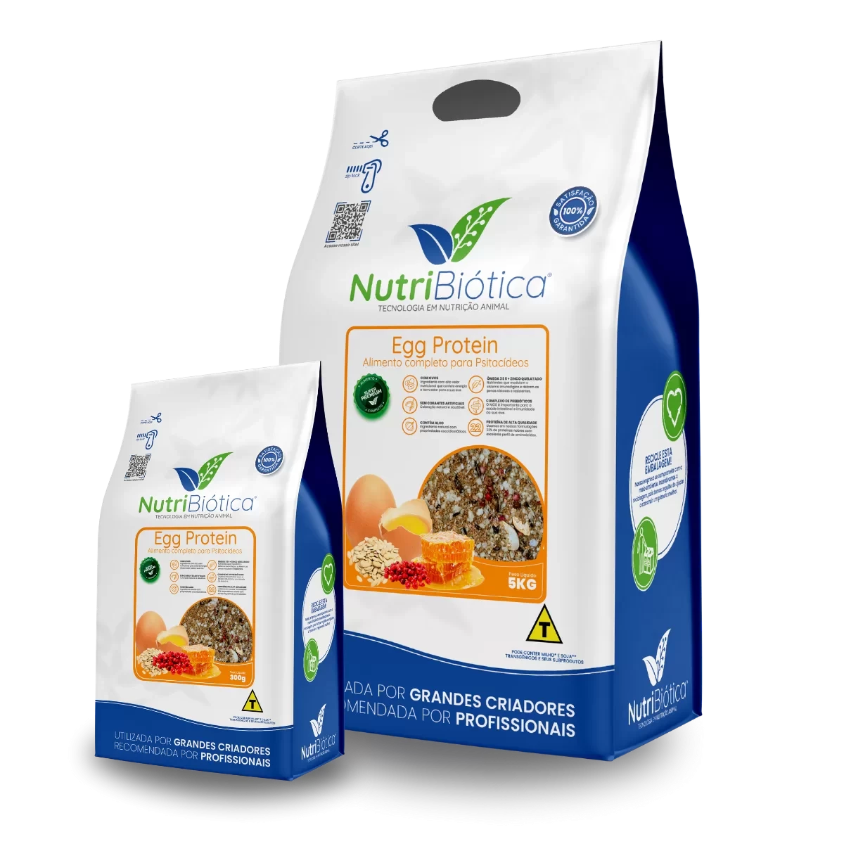 PSITACÍDEOS EGG PROTEIN – 0,300g -5KG